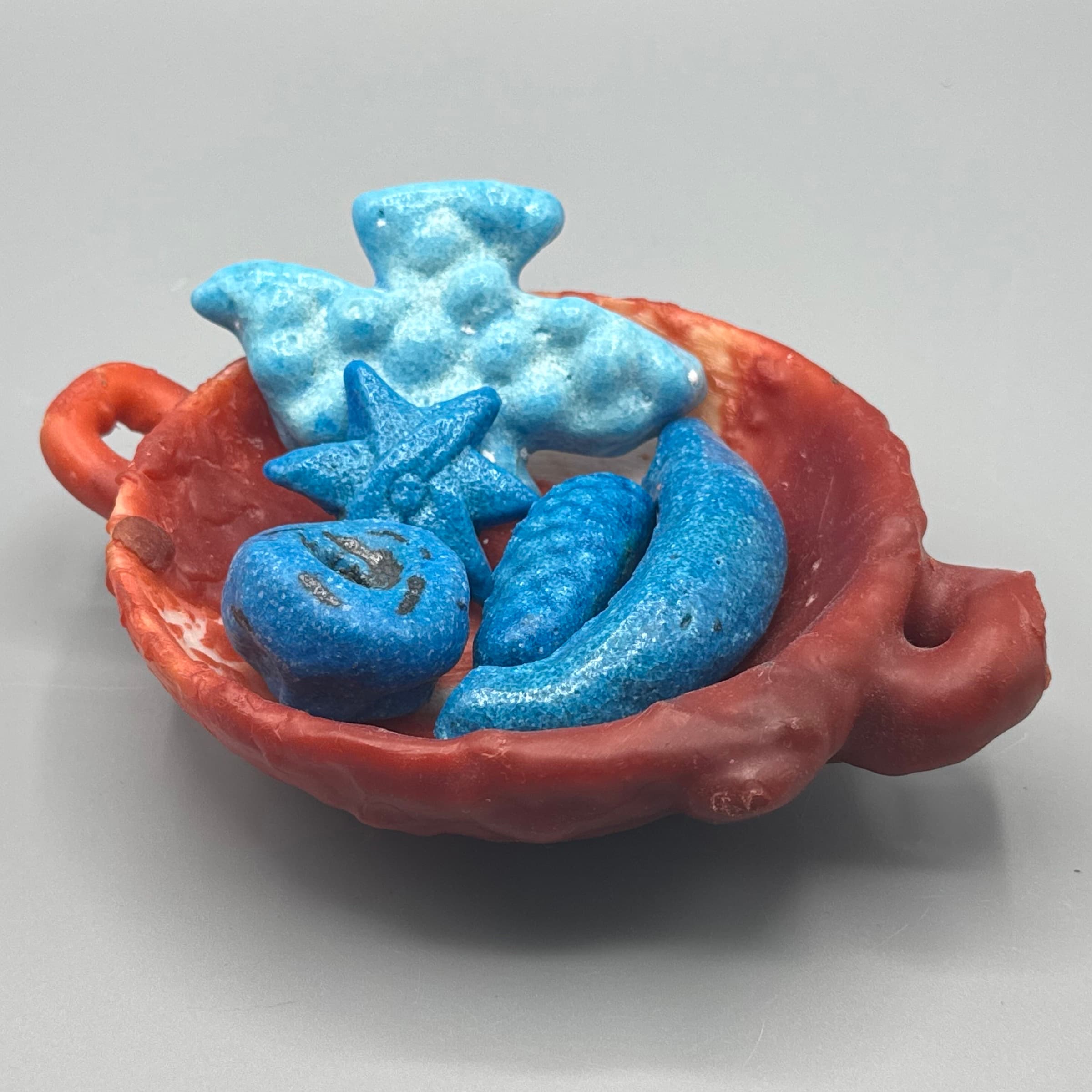Blue Food I, Amulet No. 24.